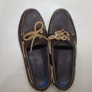 Vintage Sperry Women's A/O 2-Eye Boat Shoe Brown 9195017 6.5W MMM